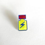 Zap! Acrylic Pin